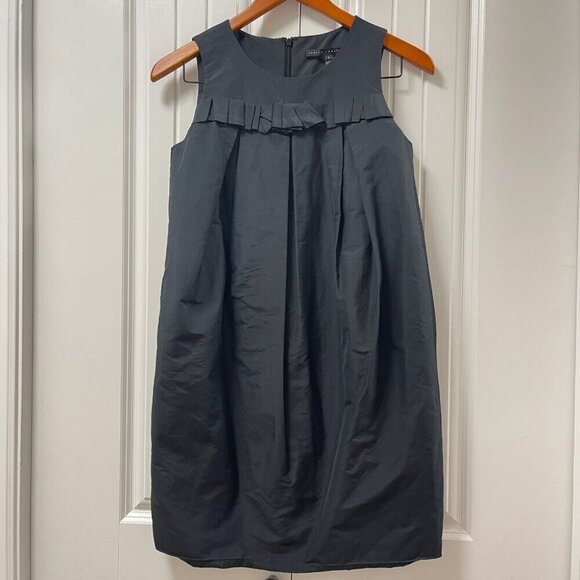 Vintage Robert Rodriguez Pleated Bubble Mini Dress – Size 4 - Picture 2 of 8